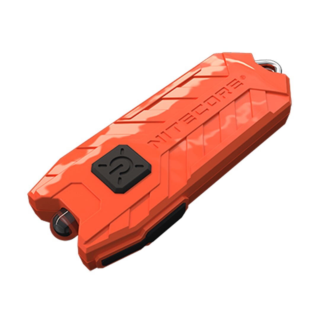 USB Rechargeable Keychain Flashlight - 55 Lumen Compact LED Light