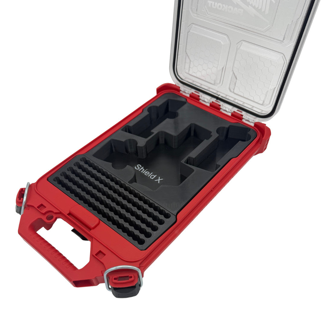 Gun Storage Insert for Smith & Wesson M&P9 Shield X with Optic - Milwaukee Packout Compatible