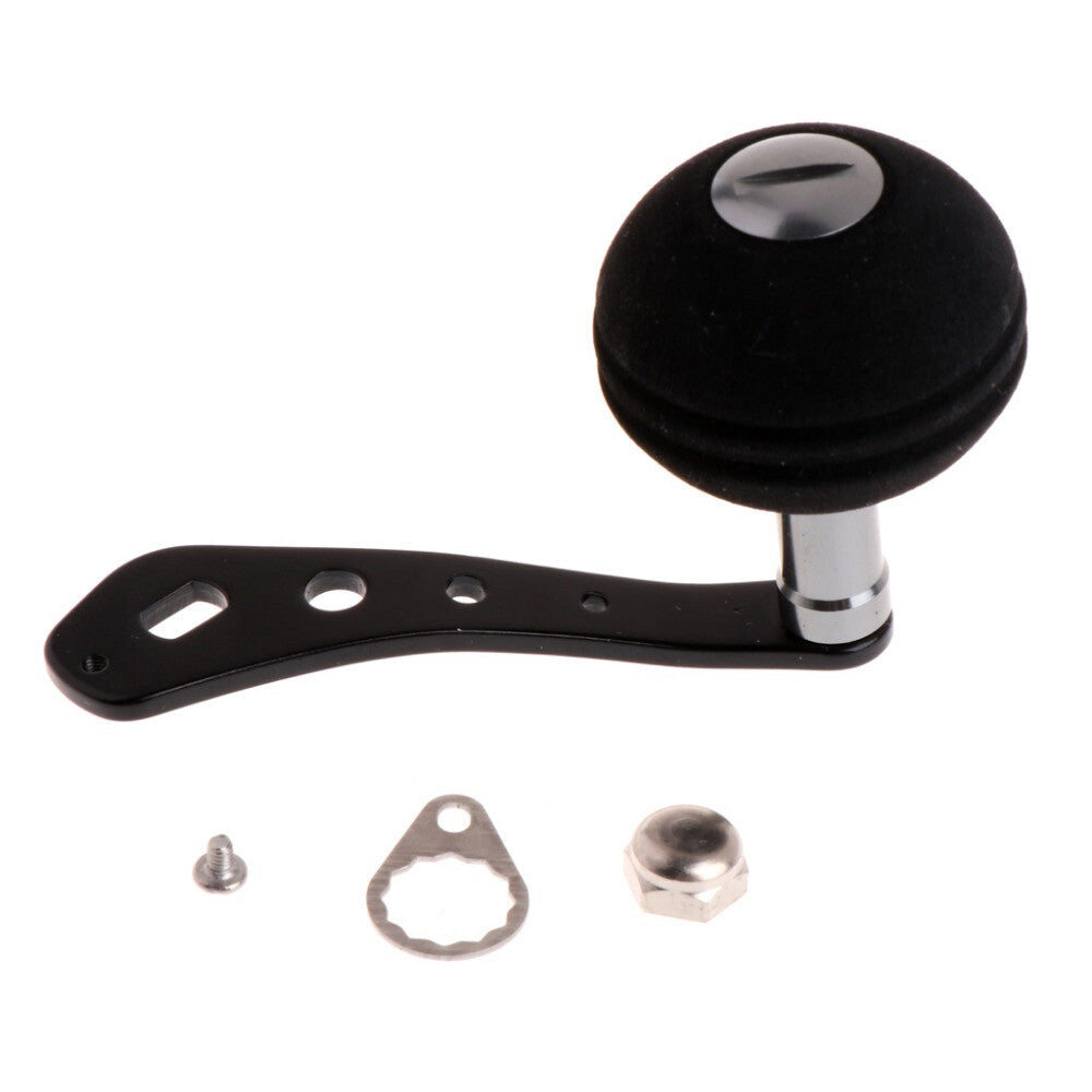 Fishing Reel Handle Replacement with Knob - Aluminum & EVA, 9cm