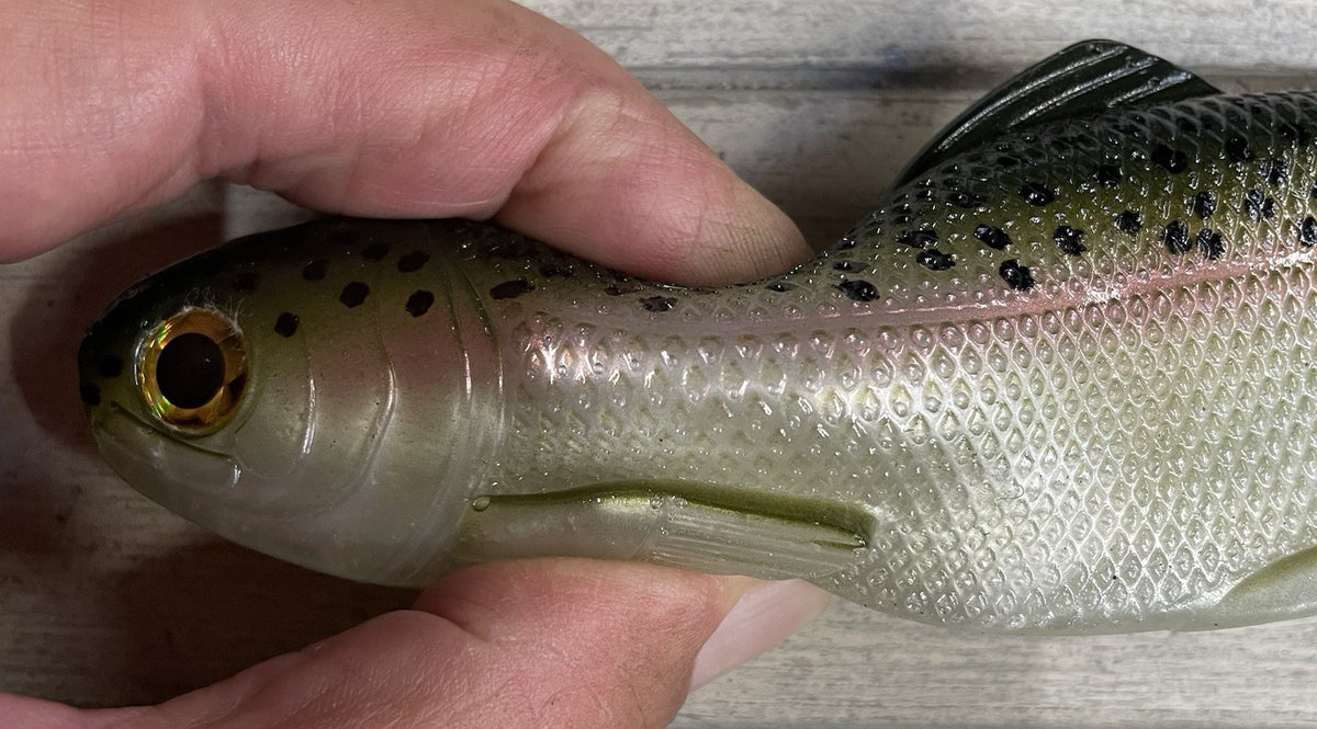 8-Inch Weedless Trout Swimbait with Subtle Tail Action - Fishing Lure