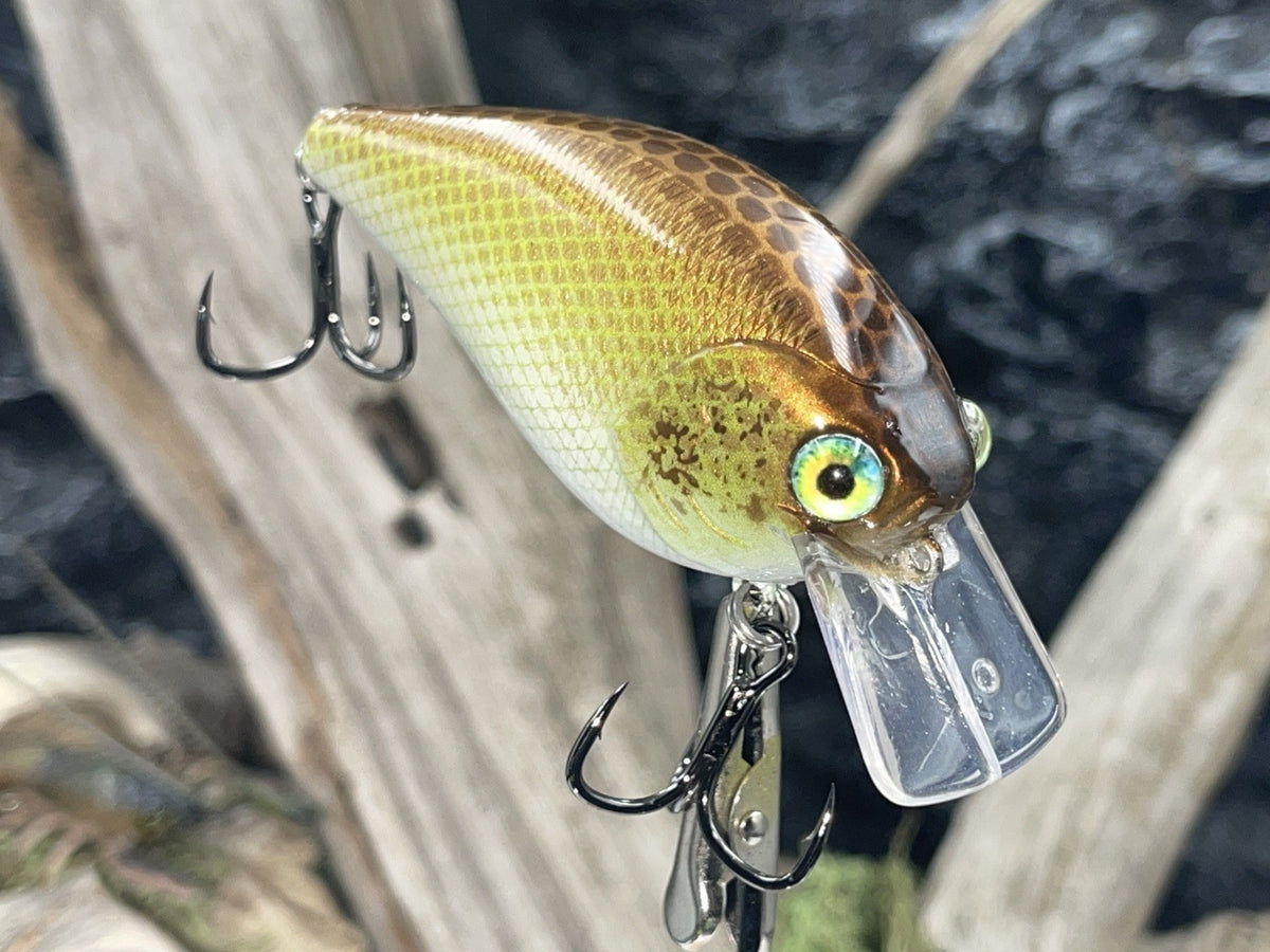 3.15 Inch Square Bill Crankbait - Custom Copper Color Fishing Lure