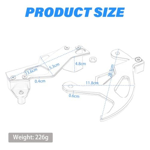 Motorcycle Rear Brake Disc Guard & Caliper Protector for YZ 125 250 450