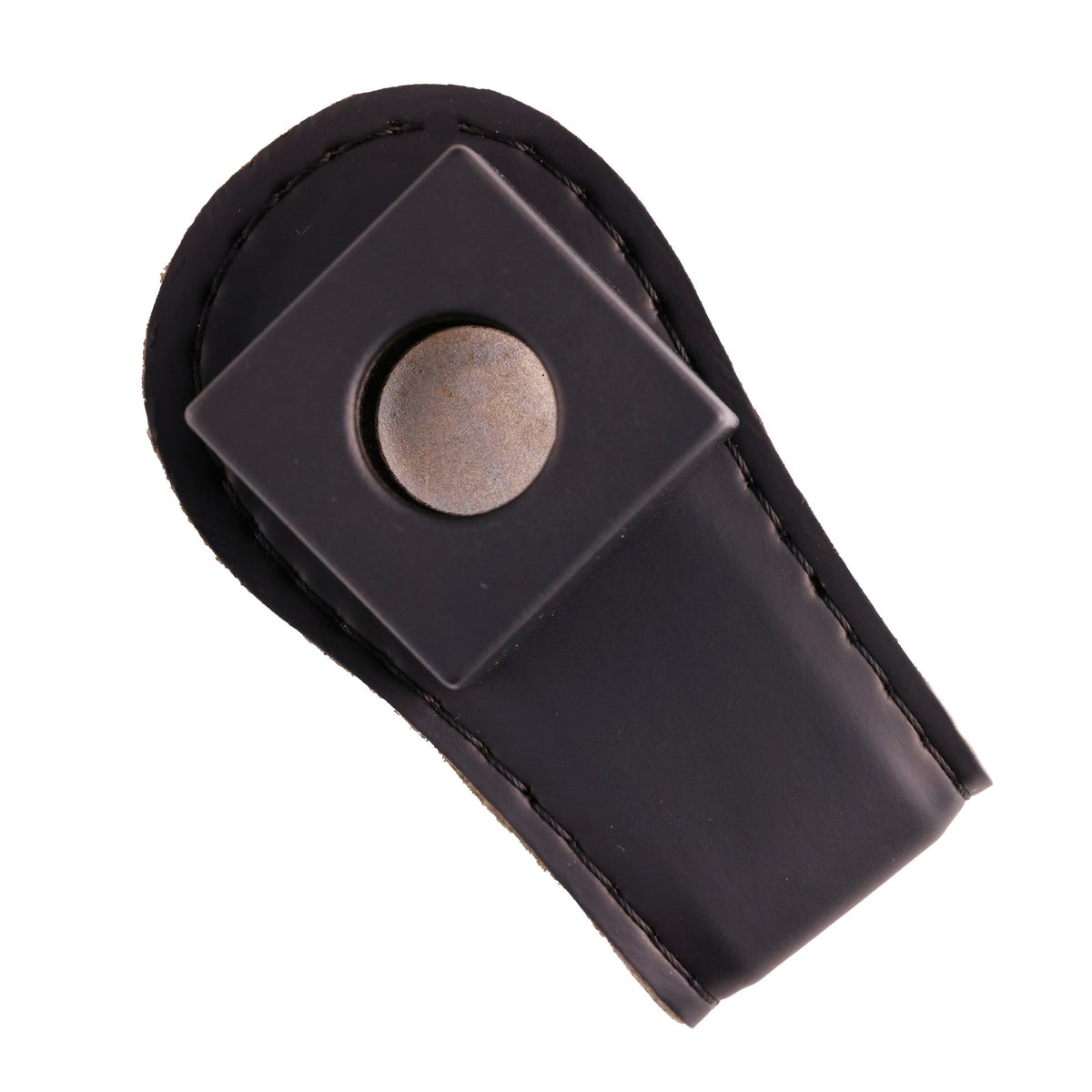 Magnetic Leather Chalk Holder with Belt Clip – Holds Standard Cue Chalks