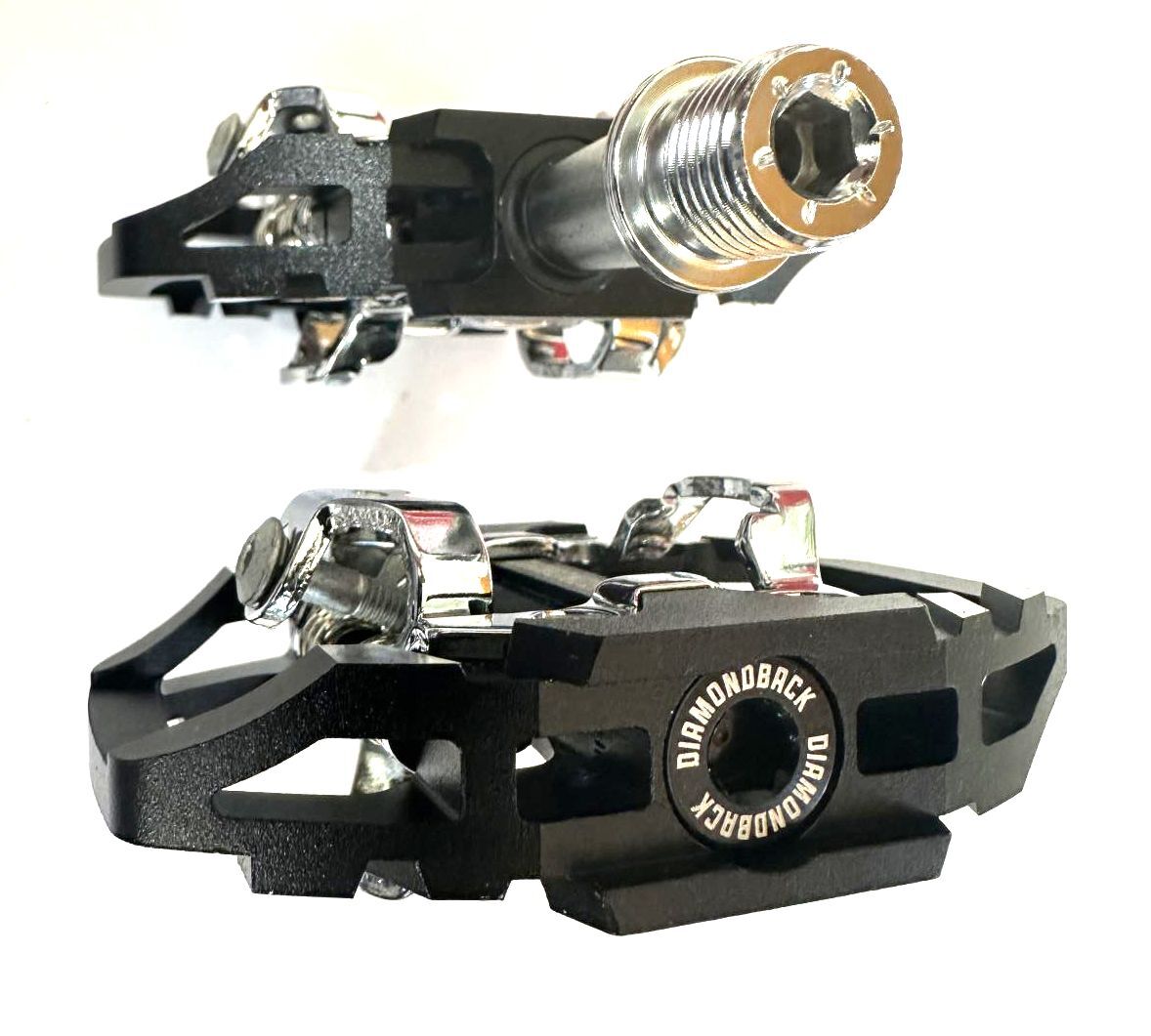 Mountain Bike Clipless Pedals with Cleats - Diamondback Trail