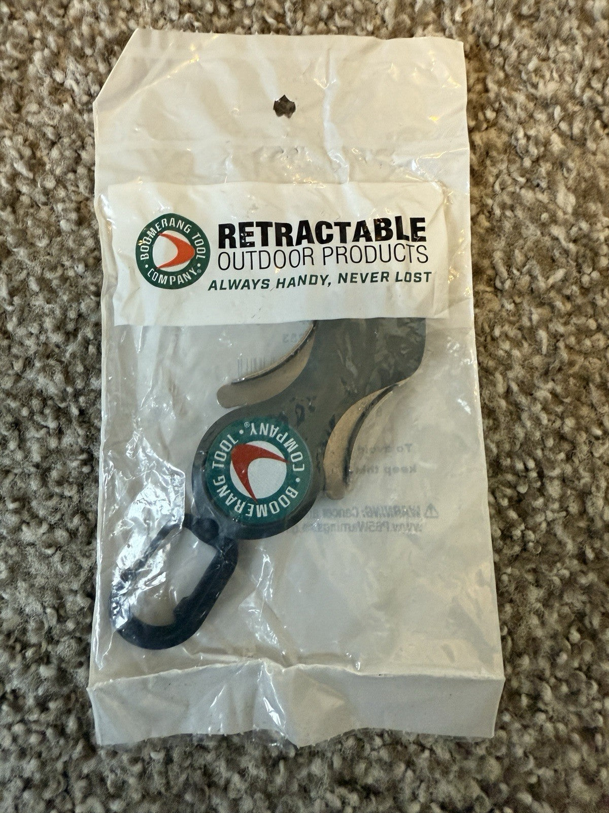 Retractable 36-Inch Fishing Line Snip Cutter - Grey