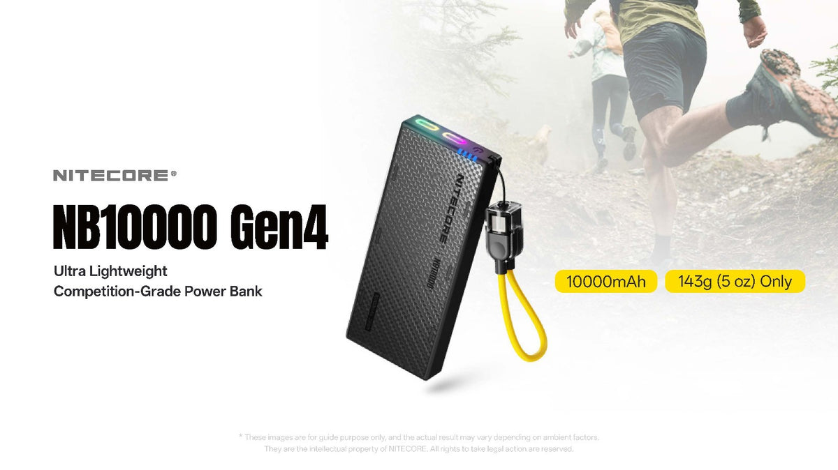 Ultralight 10000mAh Power Bank with Dual USB-C Ports and RGB Lights