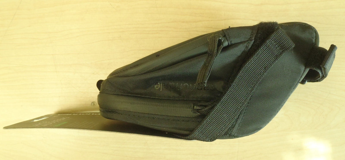 Large Waterproof Bicycle Saddle Bag with Quick Access and Reflective Loop