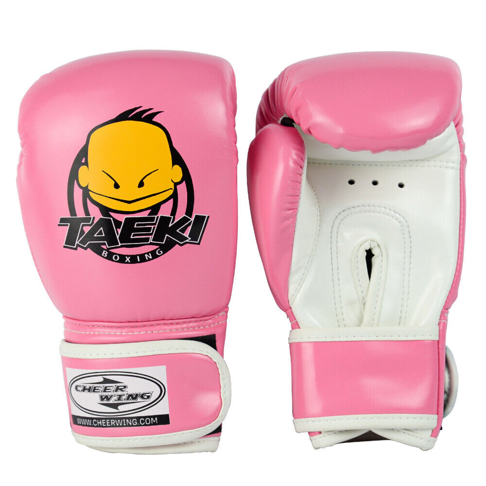 Kids Boxing Gloves 4oz PU Leather Sparring Training MMA Gloves for Children 5-10 Years
