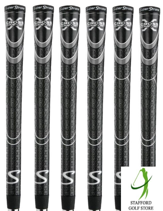 Golf Grip Set - Super Stroke Cross Comfort Undersize, Standard, Midsize & Jumbo
