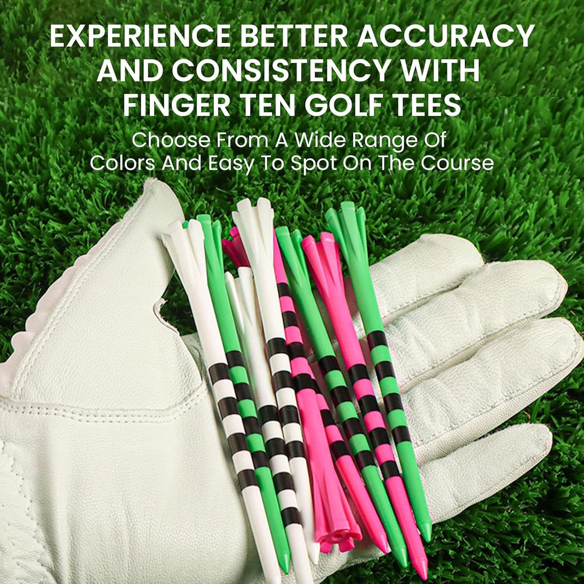 30 Pack Extra Long Plastic Golf Tees 4 or 5 Inch Unbreakable Driving Range