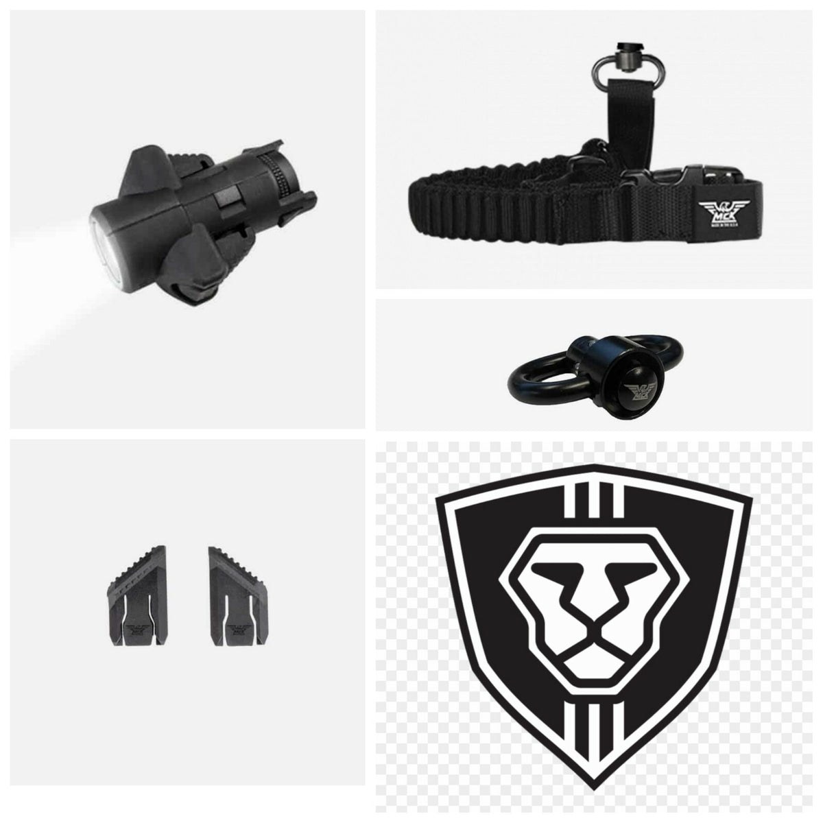 Flashlight Upgrade Kit with Thumb Rest Sling Swivel for & S&W