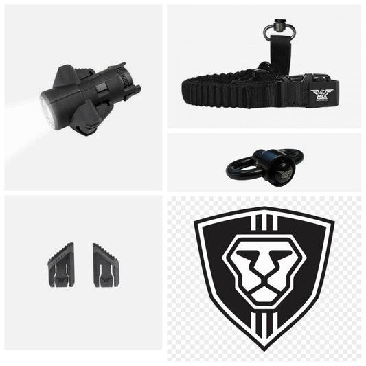 Flashlight Upgrade Kit with Thumb Rest Sling Swivel for & S&W