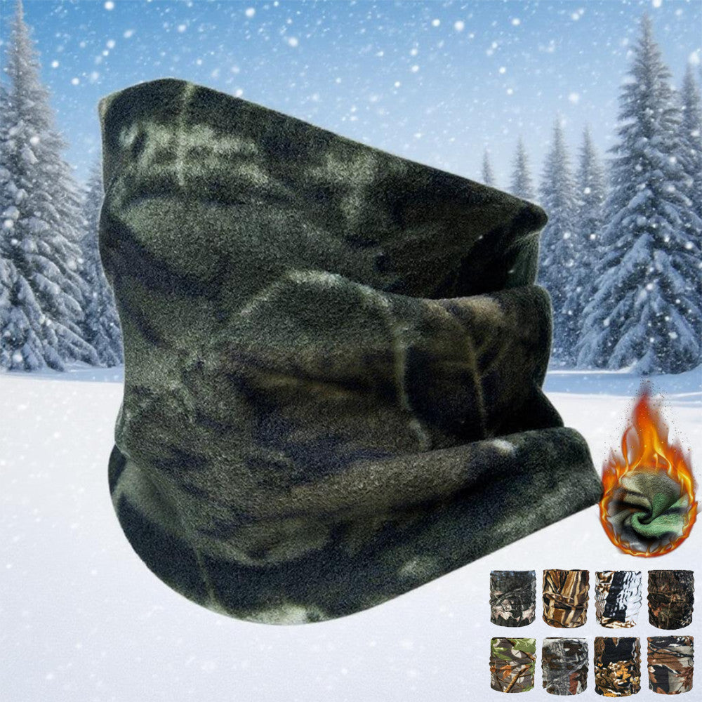 Winter Polar Fleece Neck Gaiter Face Mask - Windproof & Cold Weather