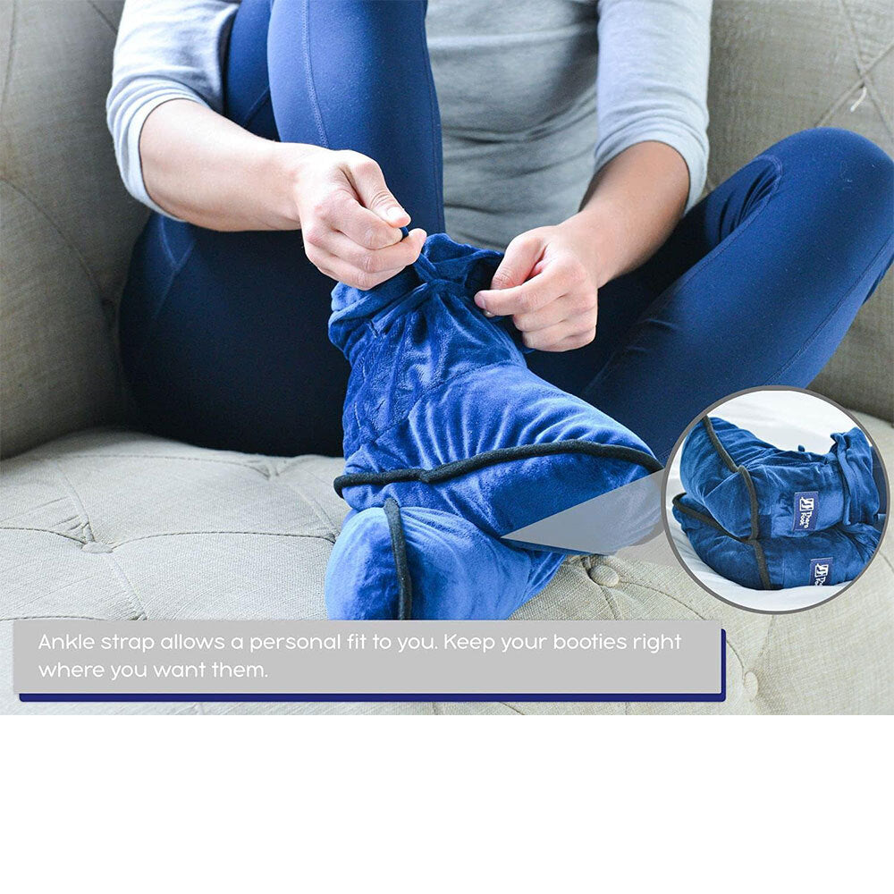 Microwaveable Heated Slippers for Men Women Pain Relief Foot Warmers