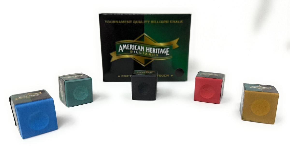 Multi-Color Pool Cue Chalk 12-Pack | Standard Cue Chalk Cubes for All Cues