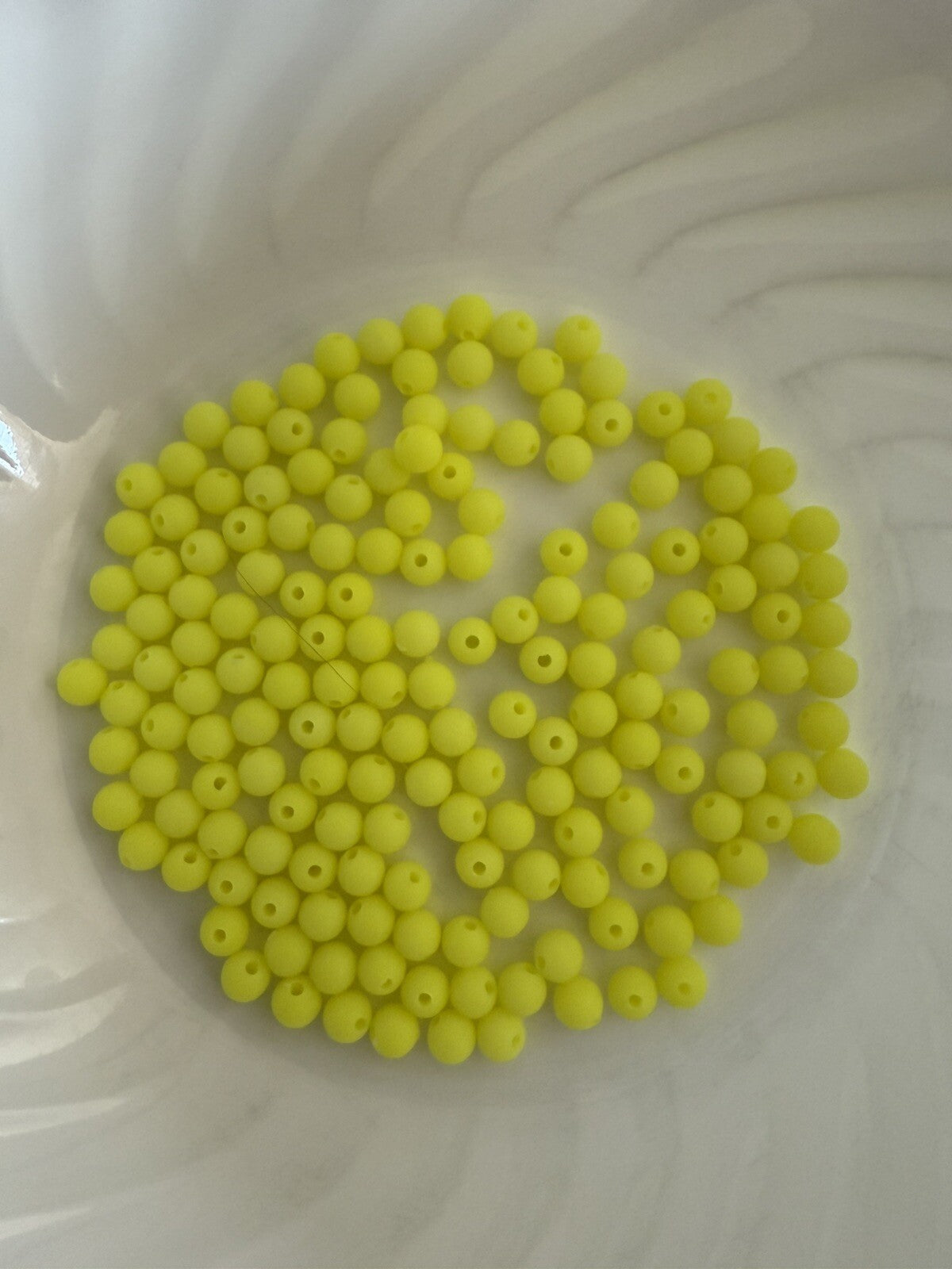 200 Count 6mm Round Pearl Beads for Fishing Spinners - Multiple Colors