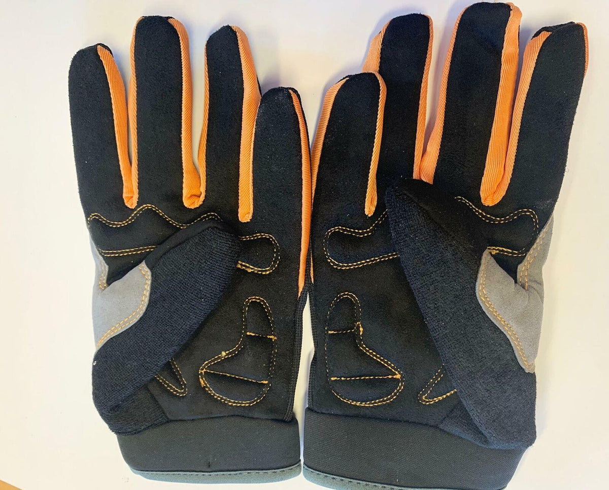 Bicycle Gloves Full Finger Padded MTB BMX Bike Gloves L/XL Black