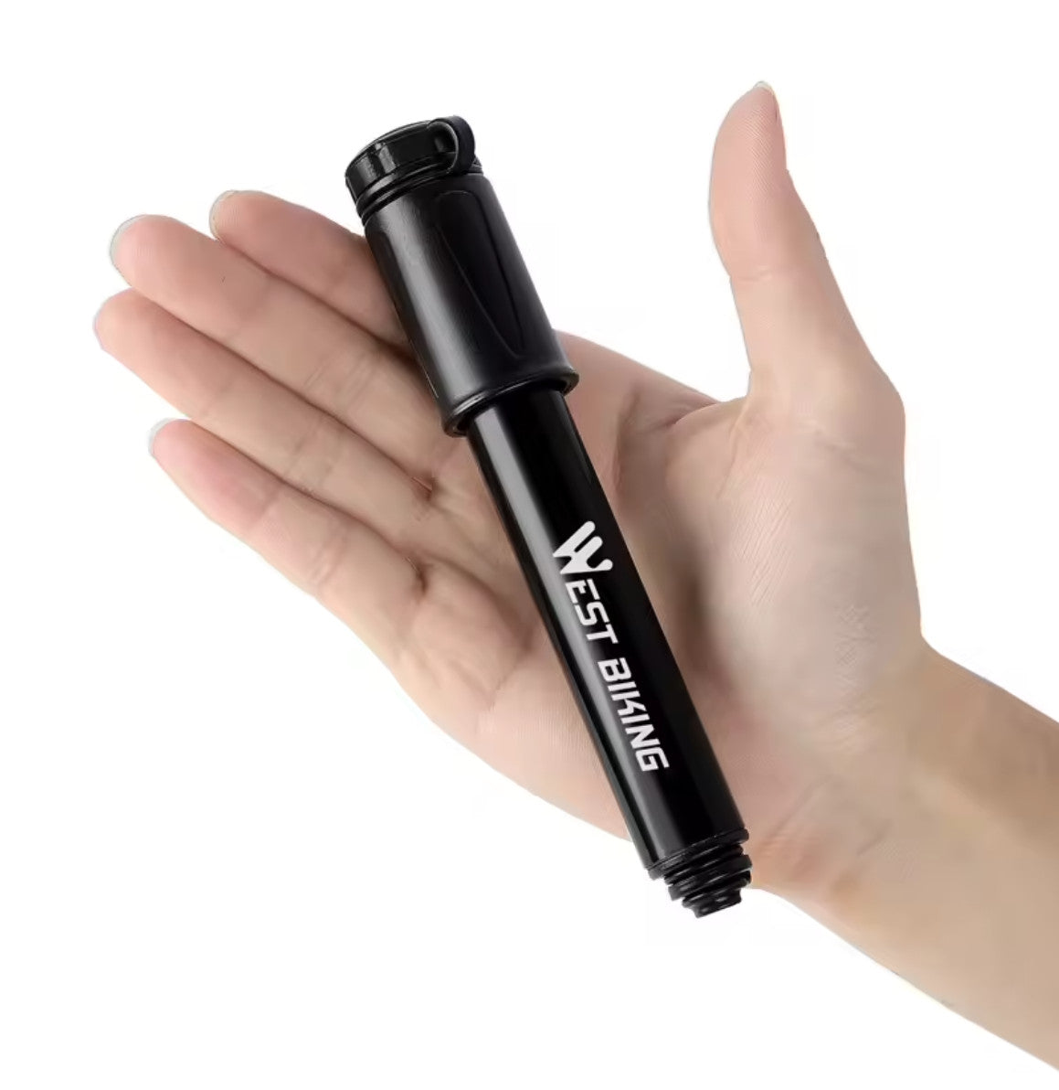 Mini Bike Pump Aluminum Alloy Portable Bicycle Hand Air Pump 100Psi