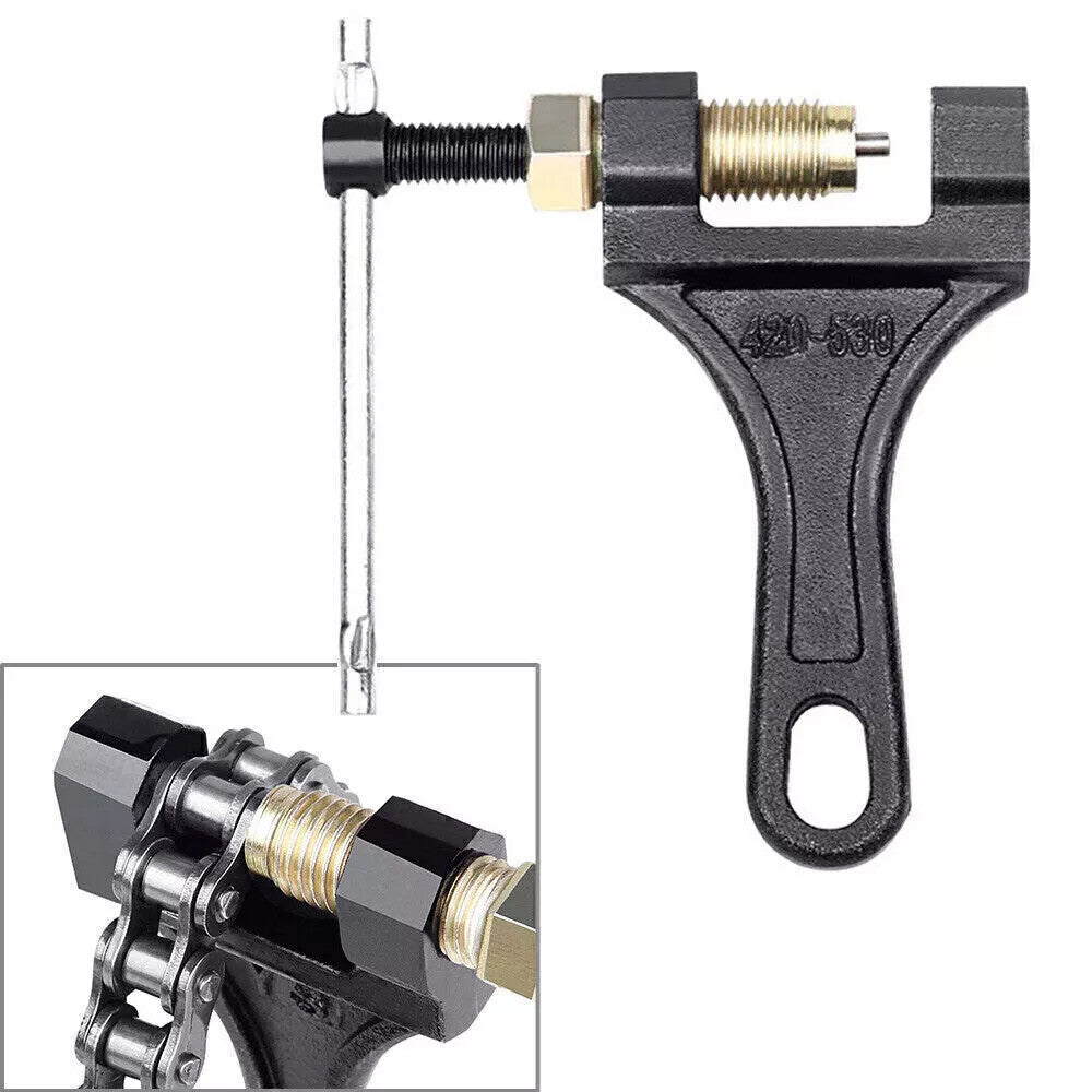 Bicycle Chain Breaker Tool for 420-530 Chain Links - Dirt Bike Repair
