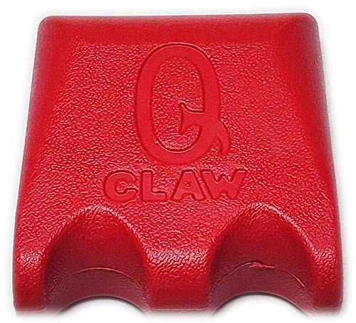 Cue Holder Rack for Pool/Billiards — 2 Cues, Portable Red