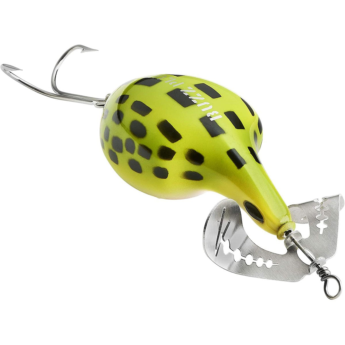Arbogast Buzz Plug 1 oz Frog and White Belly Fishing Lure