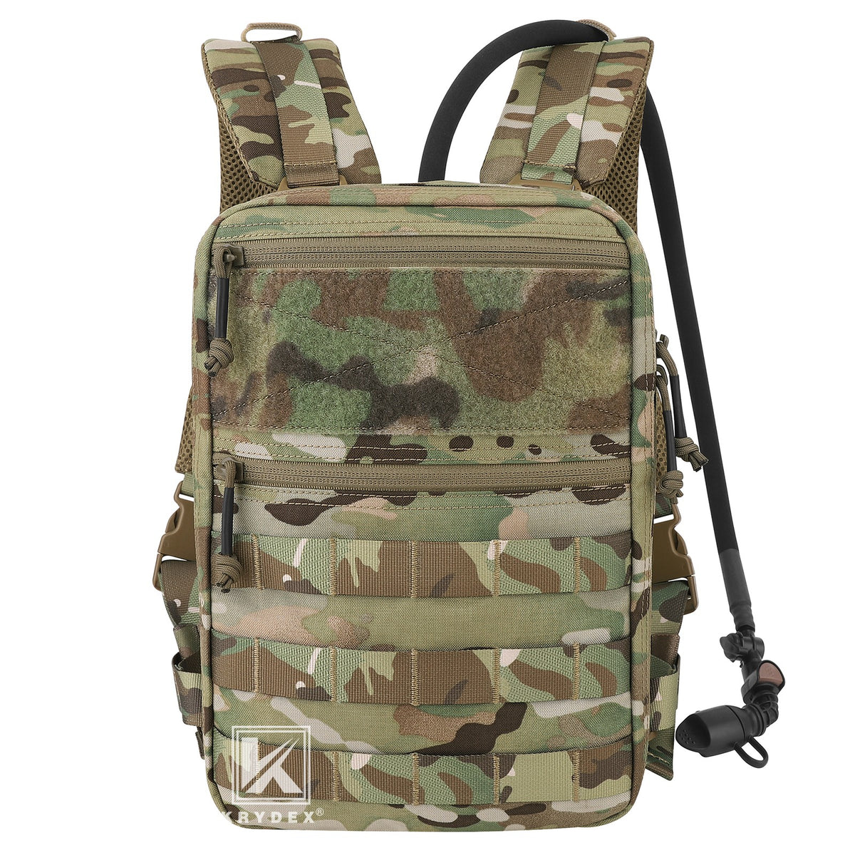 Tactical Hydration Pack with 1.5L Water Bladder - MOLLE Backpack for Outdoor & Military Use