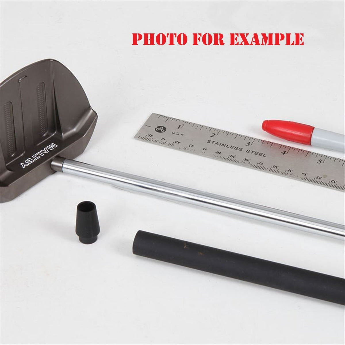 Golf Putter Shaft Blank - .370 Diameter, Parallel Tip, 32 Inches, Black or Gray