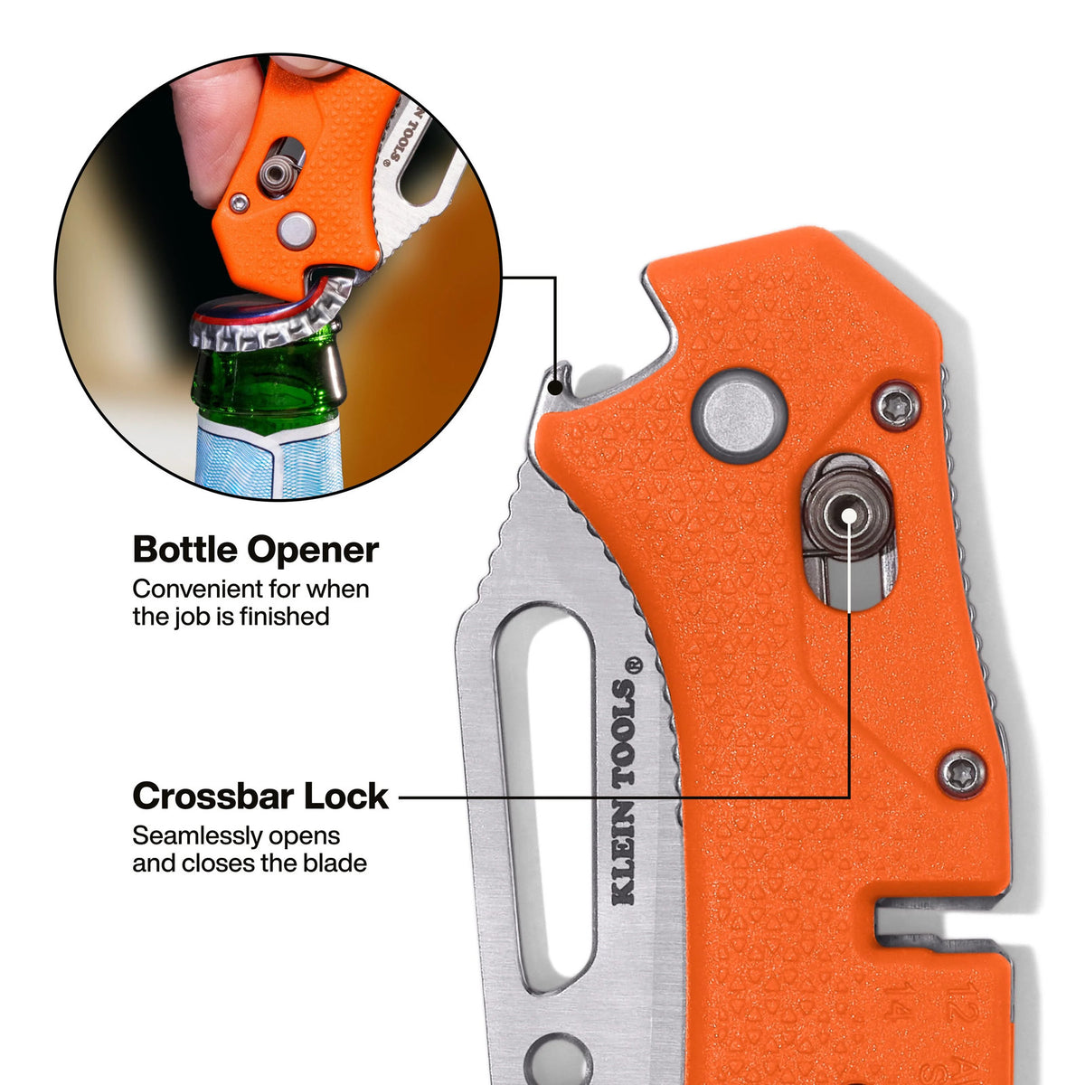 Electrician's Pocket Knife with Driver & Wire Stripping Tool