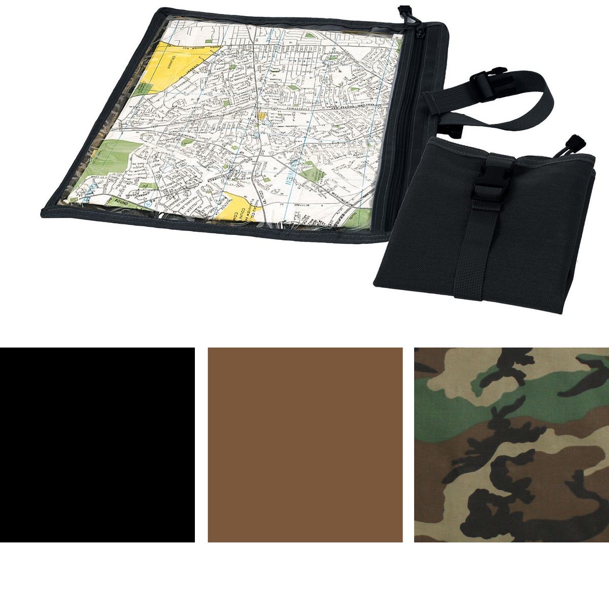 Waterproof Map & Document Case with Tactical Protection - Military Pouch