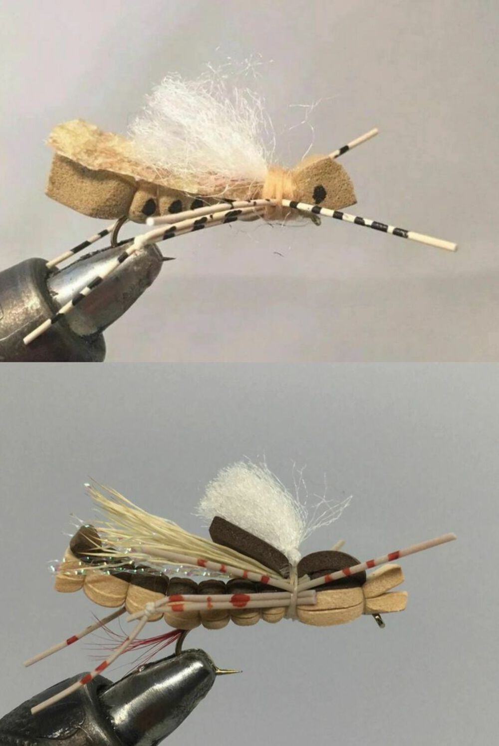 48-Piece Fly Fishing Flies Assortment with Fly Box - Terrestrial Pattern Set
