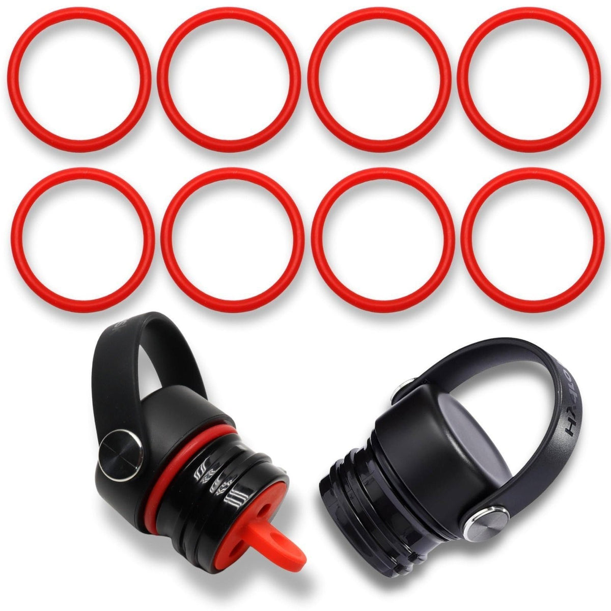 Replacement O-Ring Gaskets for Hydro Flask Narrow Mouth Flex Caps - 8 Pack