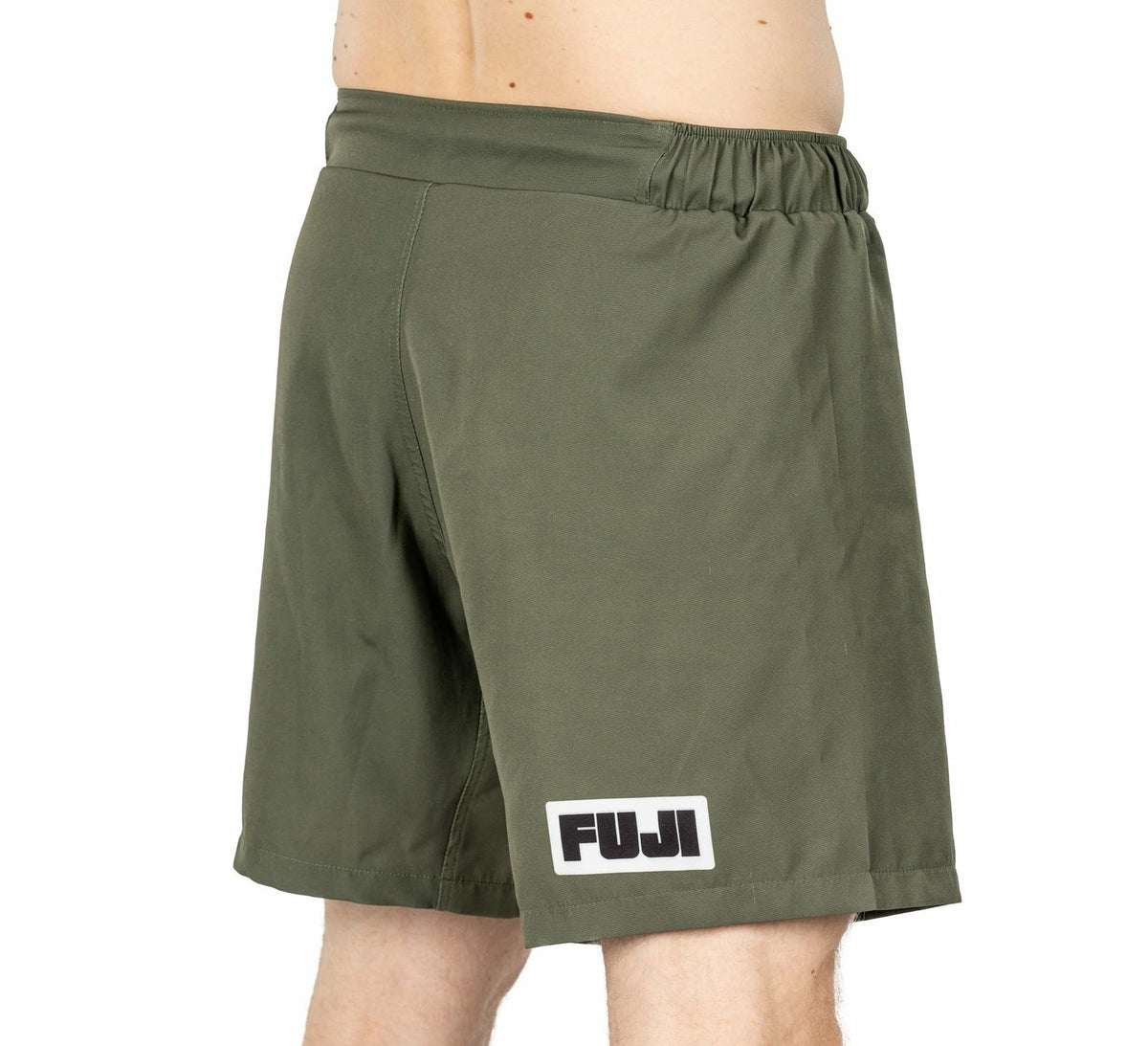 Grappling MMA Fight Board Shorts for BJJ No Gi Training Olive Green