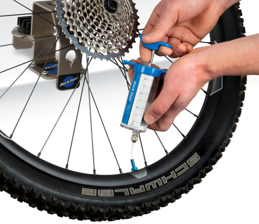 Bike Tubeless Tire Sealant Injector Syringe - Precise Sealant Application Tool