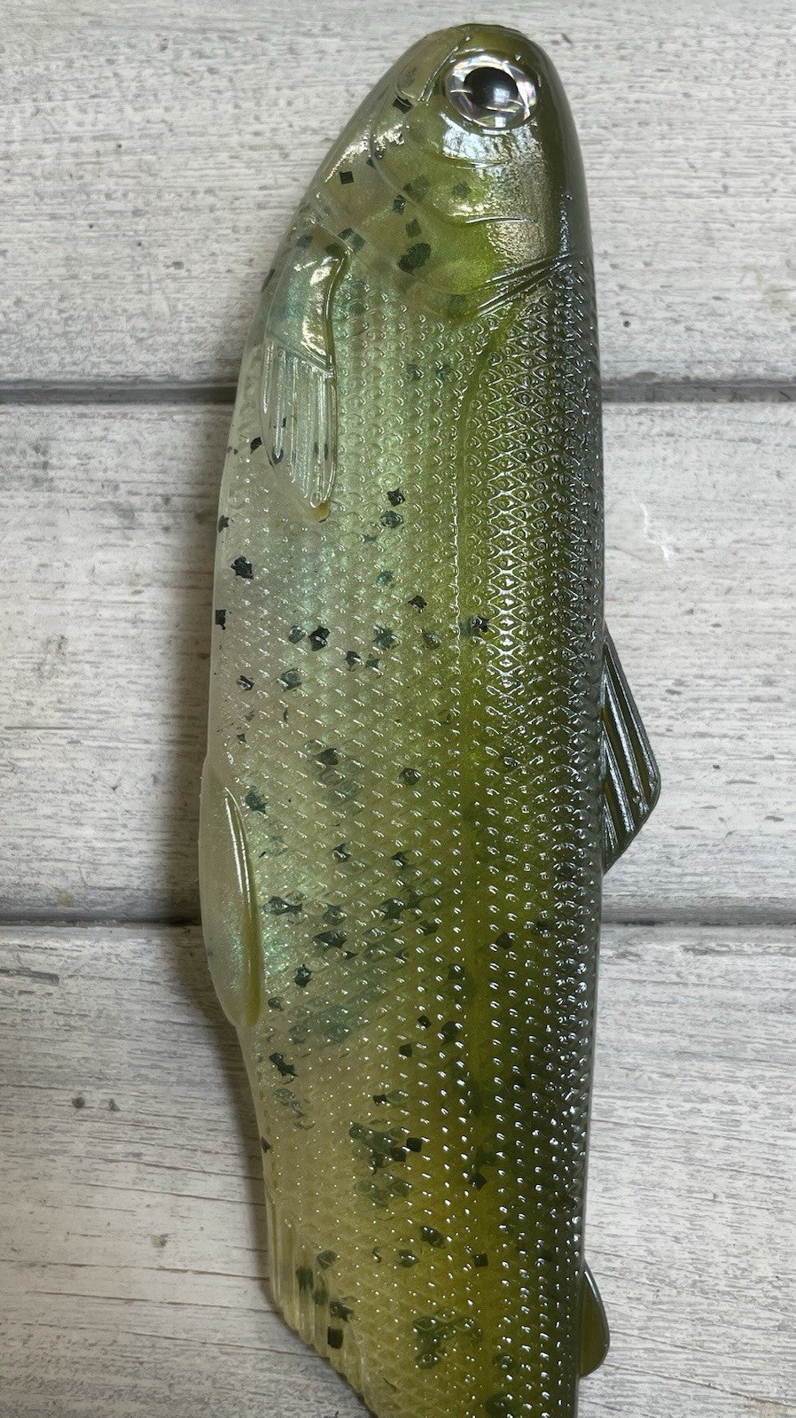 8-Inch Wedge Tail Soft Plastic Swimbait for Fishing Crappie & Bass