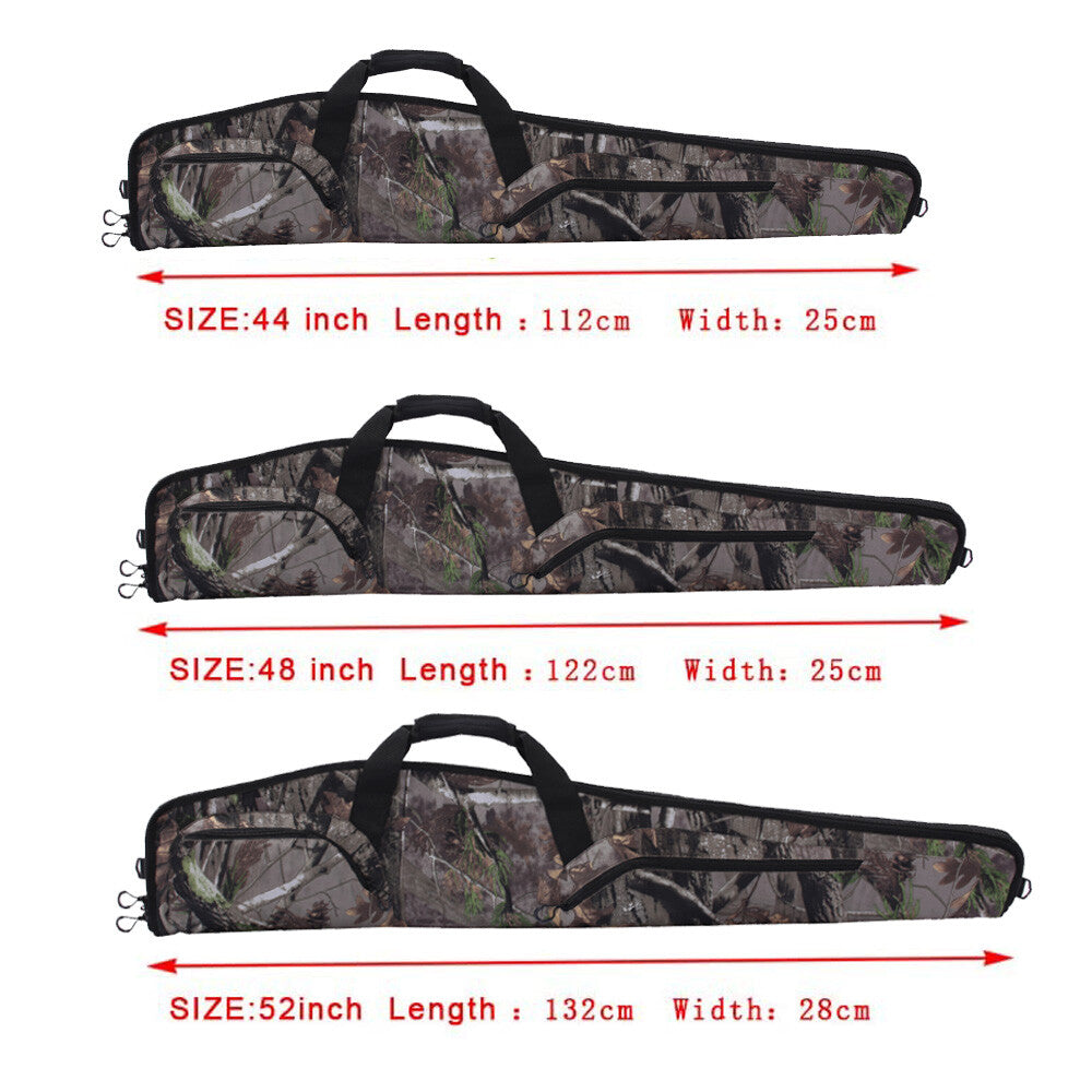 Soft Rifle Case with Padded Interior and Water-Resistant Nylon for Scoped Guns