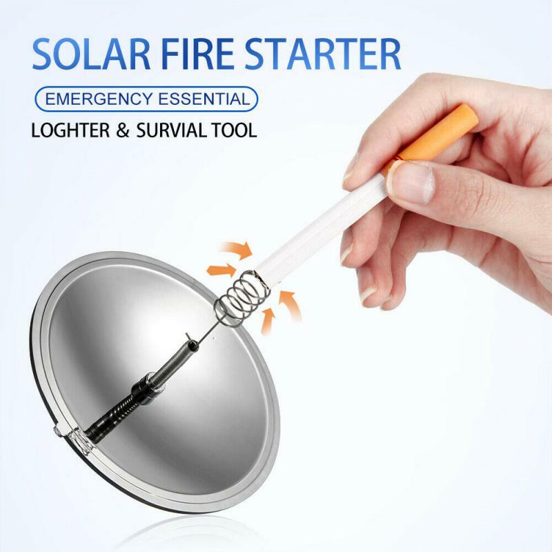 10-Pack Waterproof Solar Camping Lighters Windproof Fire Starters Survival