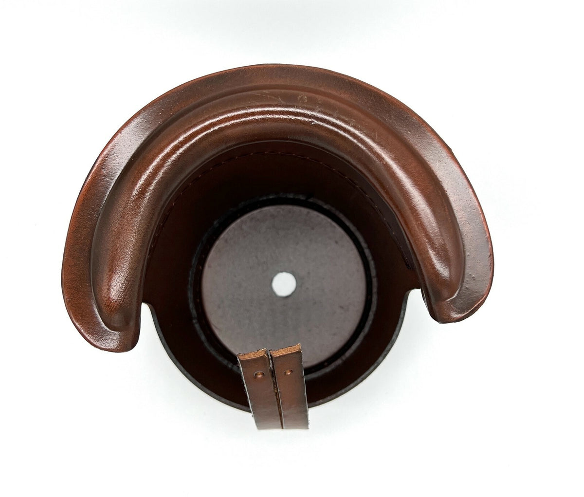 Leather Pool Table Pockets Set - 6 Drop Pockets Replacement Brown, Universal Fit