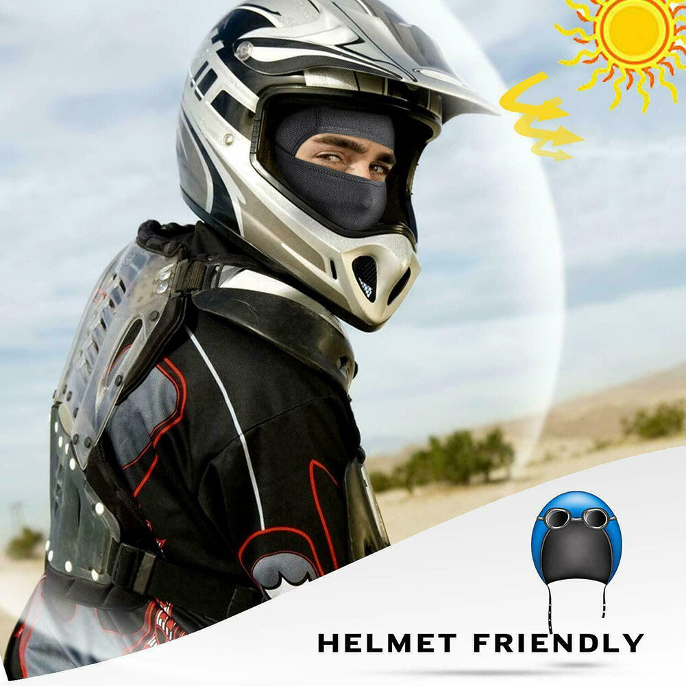 Full Face Motorcycle Cycling Mask Balaclava Headgear - 1/3 Pack