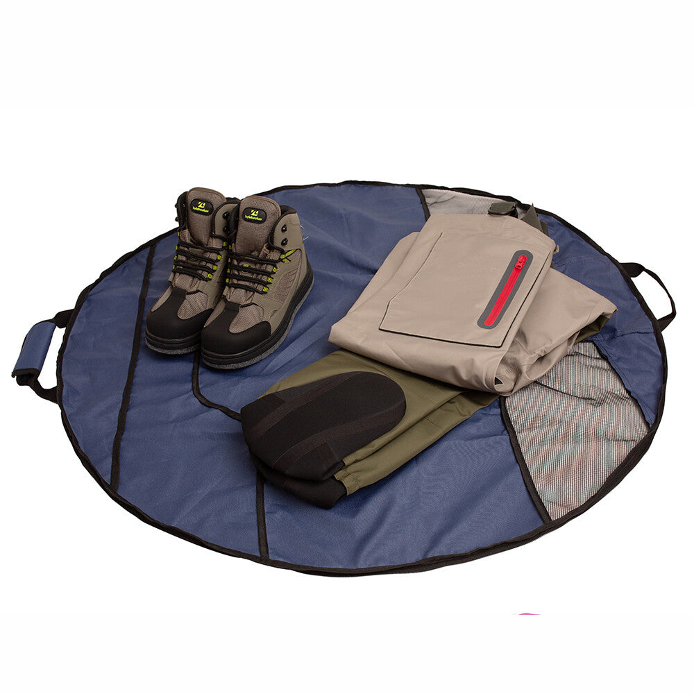 Fishing Wader Bag & Changing Mat - Waterproof Storage & Gear Organizer
