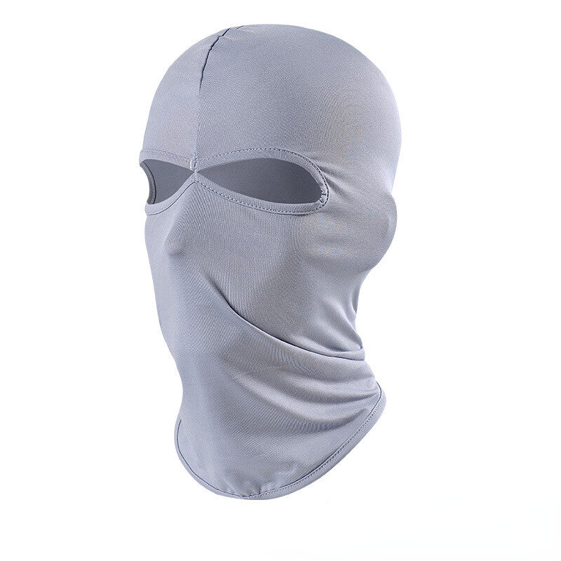 Unisex Ski Face Mask with 2 Holes UV Windproof Breathable Balaclava