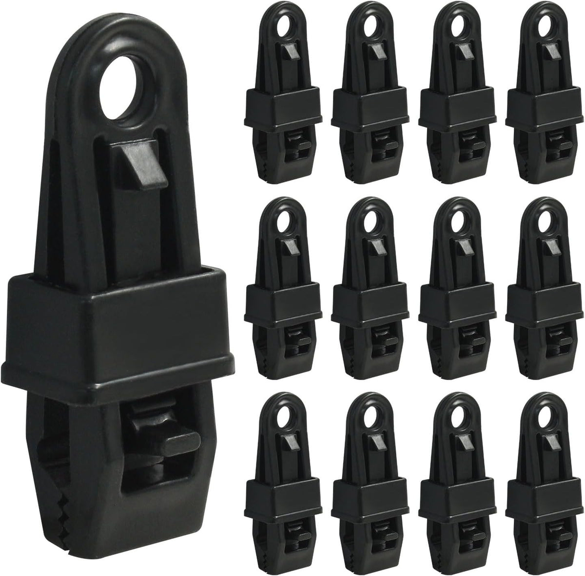 Heavy Duty Plastic Tarp Clips 20 Pack - Tent Clamps & Tent Accessories