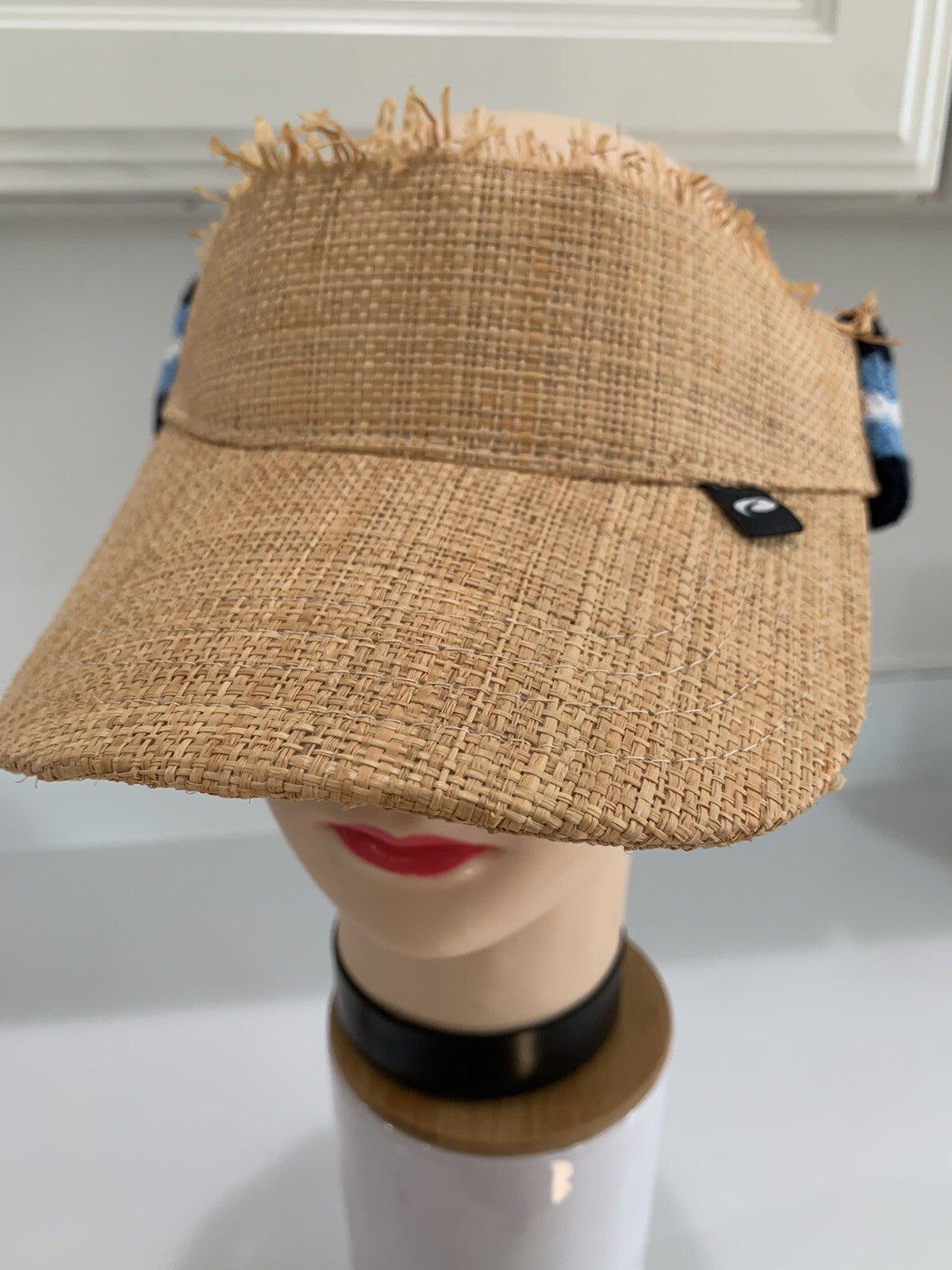 Sun Visor Hat Straw Cap Golf Bicycling Headwear - One Size
