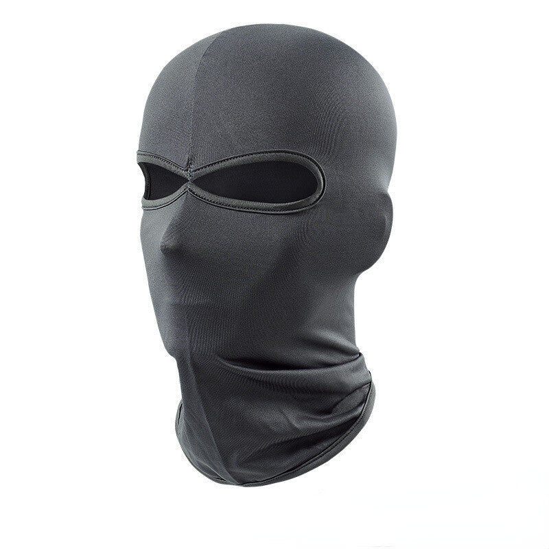 Unisex Ski Face Mask with 2 Holes UV Windproof Breathable Balaclava