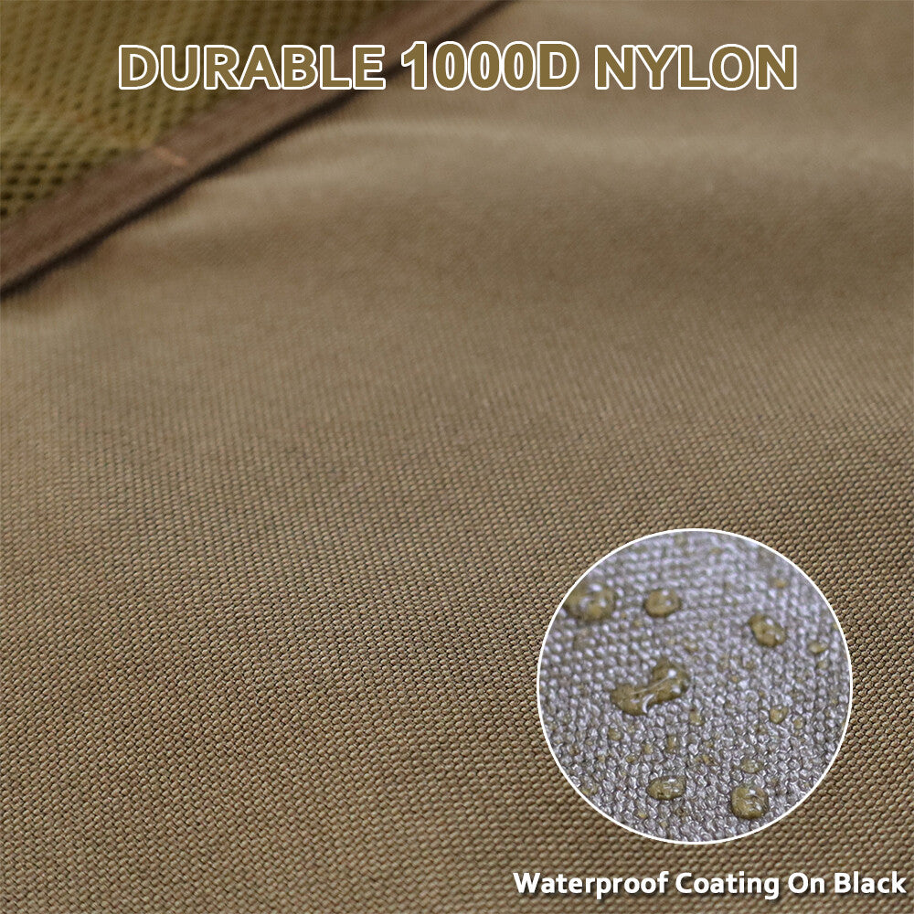 Extra Large Hunting Shooting Mat with Padded Knees and Non-Slip Base