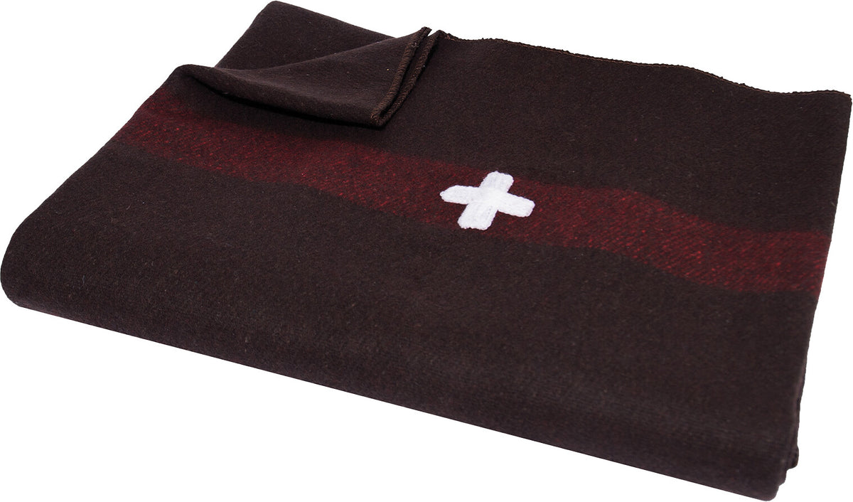 Heavyweight Military Wool Blanket 62 x 80 Inches - Warm Outdoor Throw