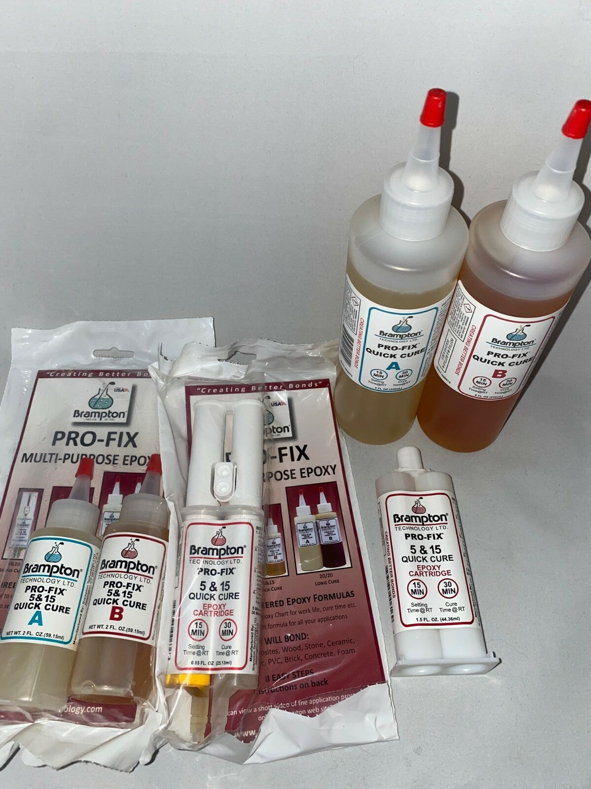 Golf Club Repair Epoxy Refill - Quick Cure, Impact Resistant, Multiple Sizes