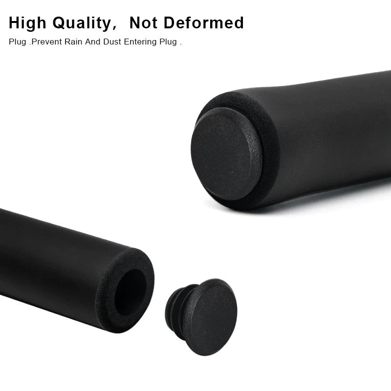 Silicone Bicycle Handlebar Grips Anti-Skid Shock Absorbing Mountain Bike Accessories