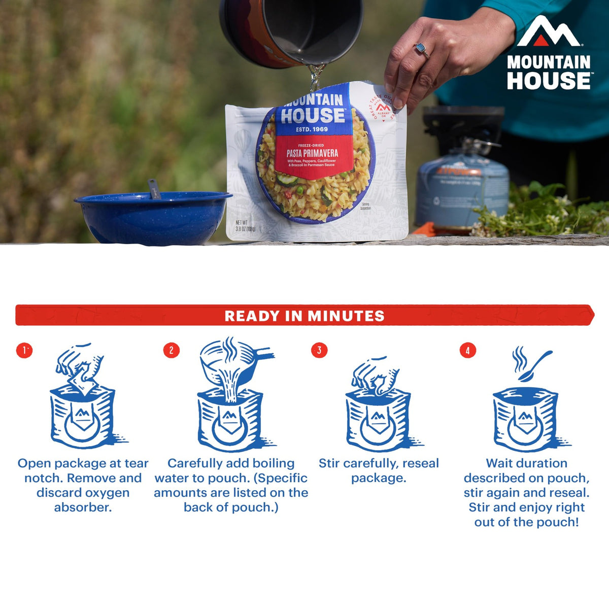 Emergency Food Supply Kit - 3-Day Freeze Dried Survival Meals, Compact & Lightweight