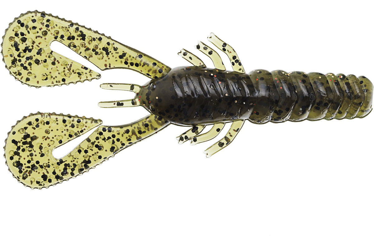 Fishing Soft Plastic Baits 4 Inch Turbo Crawz - 6 Pack Multiple Colors