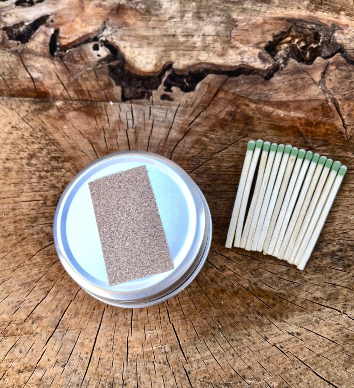 All Weather Fire Starter Wafers with Matches for Camping Survival